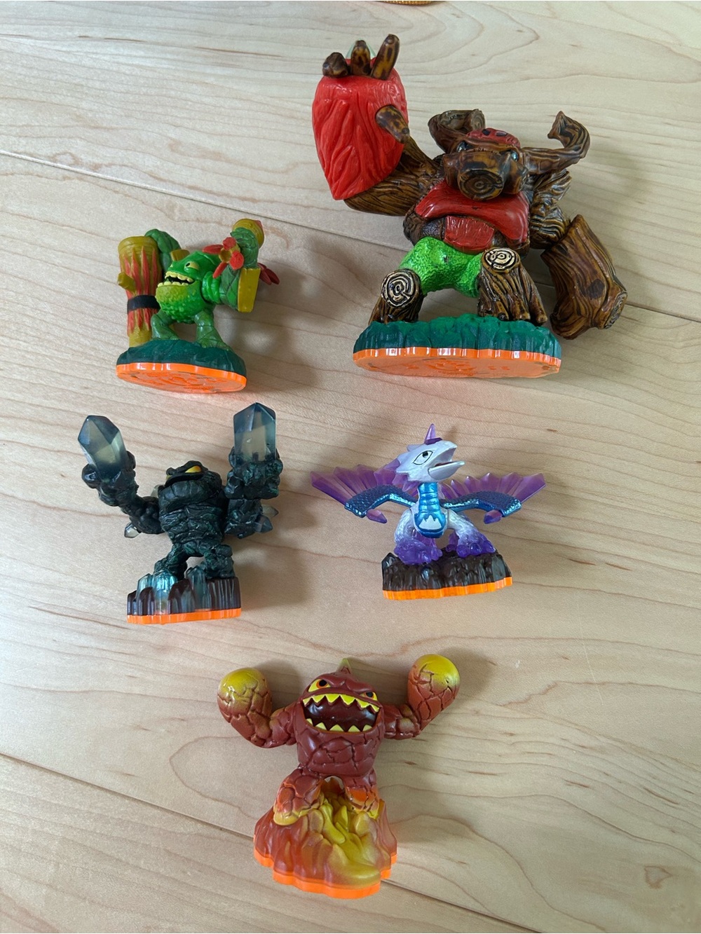 Skylanders Giants Tree Rex Zook Flashwing Prism Break open loose lot bundle 5 pc